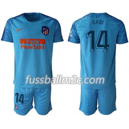 Fußballtrikots Atlético Madrid Gabi 14 Kinder Auswärts Trikotsatz 2018-2019 Fußballtrikots Atlético Madrid Gabi 14 Kinder Auswärts Trikotsatz 2018-2019